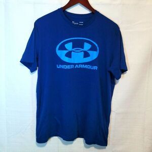Under Armour Heat Gear Loose Tee Blue Size Large